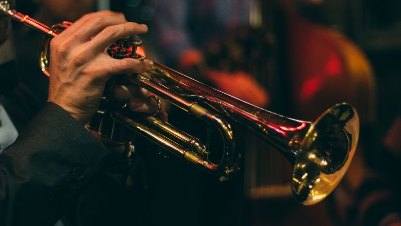 Man playing trumpet